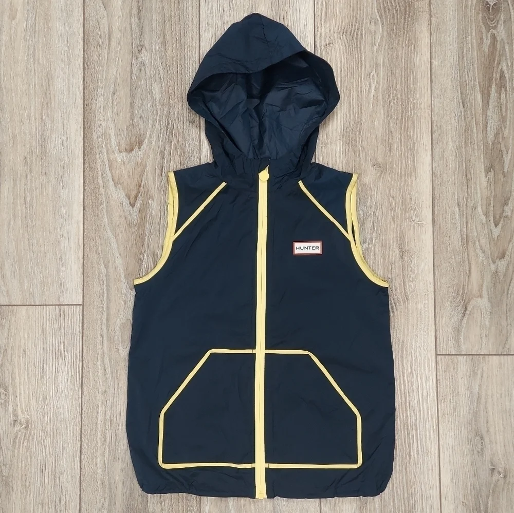 Hunter for Target Navy and Yellow Unisex Winderbreaker Vest S 6/6X